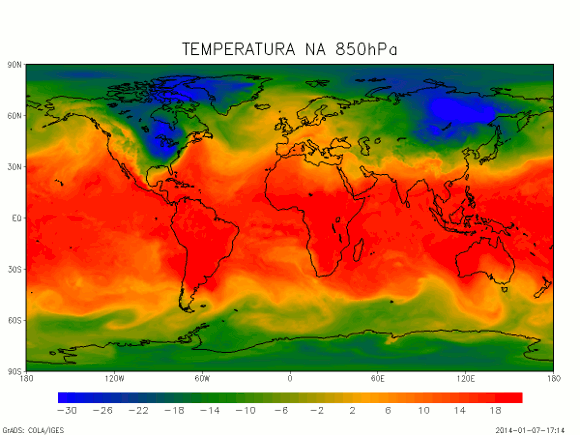 Što bi bilo ako bi "pomakli kontinente" 45° prema zapadu? Kanada/SAD bi došli pod toplu, a Europa pod hladnu zračnu masu, zahvaljujući podesnoj valnoj duljini planetarnih valova.